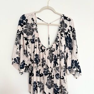 Free People Floral Top